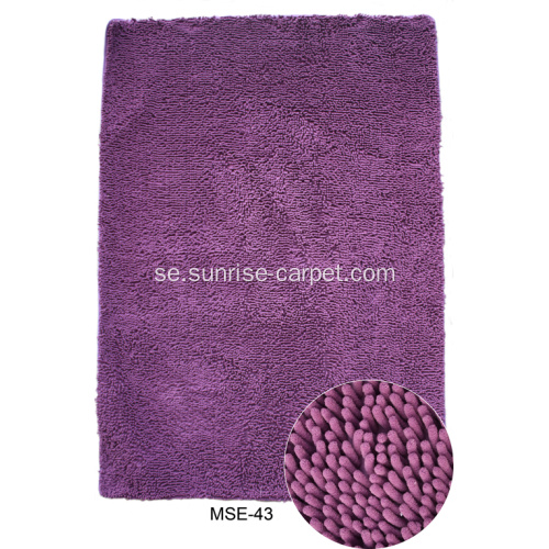 Chenille Rug med Microfiber